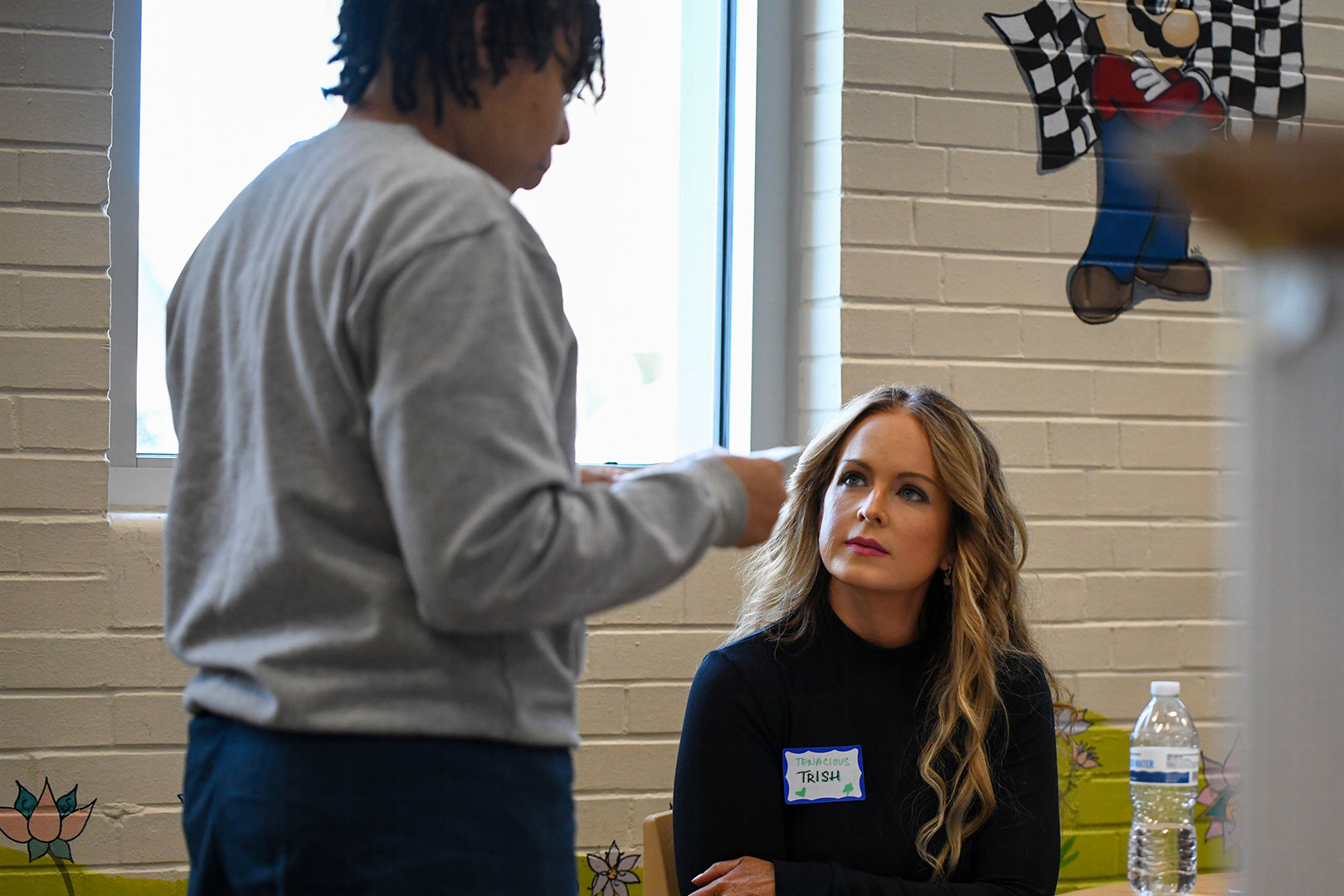 Mak pitching her business Grow Pup